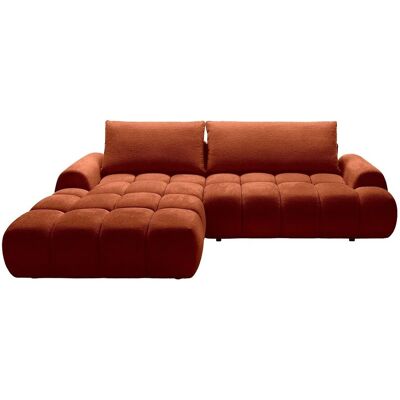 Vente-unique Schlafsofa Farneta Terracotta 280 cm Vente-unique Schlafsofa Farneta Terracotta 280 cm
