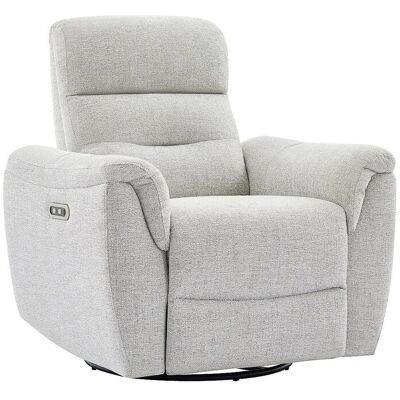 Vente-unique Relaxsessel Brevio Hellgrau 90 cm Vente-unique Relaxsessel Brevio Hellgrau 90 cm