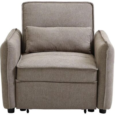 Vente-unique Schlafsessel Fenora Taupe 93 cm Vente-unique Schlafsessel Fenora Taupe 93 cm