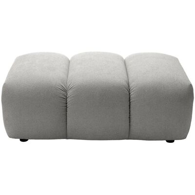 Vente-unique Sitzhocker Fridora Hellgrau 105 cm Vente-unique Sitzhocker Fridora Hellgrau 105 cm