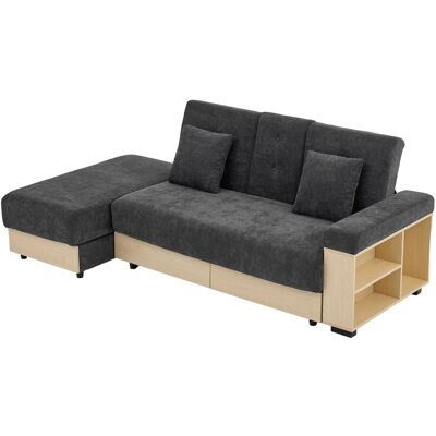 Merax Schlafsofa Cord Modular Sofa Oval Design 173x176 cm Merax Schlafsofa Cord Modular Sofa Oval Design 173x176 cm