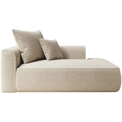 Vente-unique Recamiere Ohne Schlaffunktion Pineta Beige 180 cm Vente-unique Recamiere Ohne Schlaffunktion Pineta Beige 180 cm