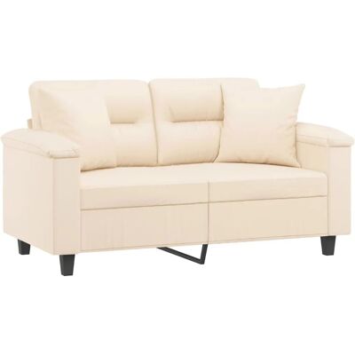 vidaXL Sofa Mikrofaser 2-Sitzer - Sofa vidaXL Sofa Mikrofaser 2-Sitzer - Sofa