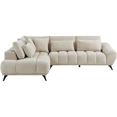 Vente-unique Sofa Ohne Schlafmöglichkeit Maviro Beige 285 cm Vente-unique Sofa Ohne Schlafmöglichkeit Maviro Beige 285 cm