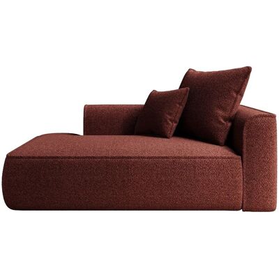 Vente-unique Recamiere Ohne Schlaffunktion Pineta Bordeaux 180 cm Vente-unique Recamiere Ohne Schlaffunktion Pineta Bordeaux 180 cm