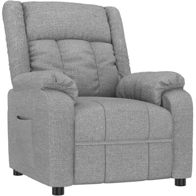 vidaXL Relaxsessel Hellgrau Stoff 348108 vidaXL Relaxsessel Hellgrau Stoff 348108