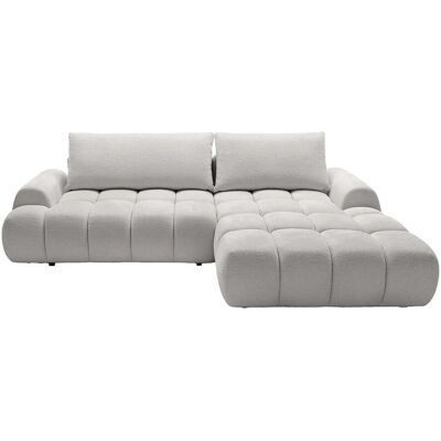 Vente-unique Schlafsofa Farneta Hellgrau 280 cm Vente-unique Schlafsofa Farneta Hellgrau 280 cm