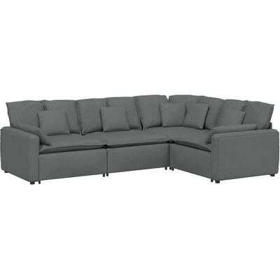 vidaXL Modulares Sofa mit Kissen - Wohnzimmermöbel vidaXL Modulares Sofa mit Kissen - Wohnzimmermöbel