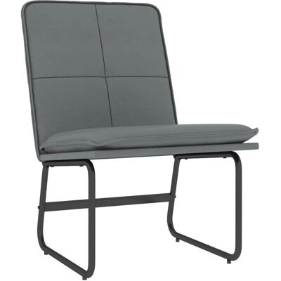 VIDAXL Lounge Grau Kunstleder 54x75x76cm - Sessel VIDAXL Lounge Grau Kunstleder 54x75x76cm - Sessel