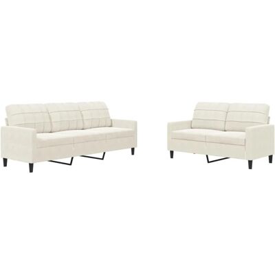 Vidaxl Samtsoffas 2-3-Sitzer - Lounge Möbel Vidaxl Samtsoffas 2-3-Sitzer - Lounge Möbel