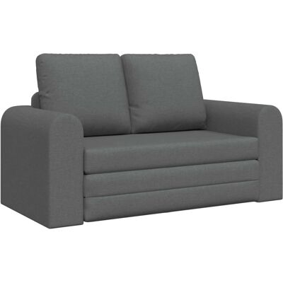 vidaXL Klappsofa Bett Dunkelgrau 148 x 71 x 83 cm Stoff 42030507 vidaXL Klappsofa Bett Dunkelgrau 148 x 71 x 83 cm Stoff 42030507