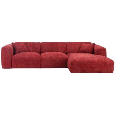 Vente-unique Sofa Ohne Schlafmöglichkeit Pogni Rot 280 cm Vente-unique Sofa Ohne Schlafmöglichkeit Pogni Rot 280 cm