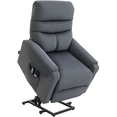 HOMCOM Aufstehsessel Polyester-Gewebe Metall Dunkelgrau 79B x 97T x 103H cm HOMCOM Aufstehsessel Polyester-Gewebe Metall Dunkelgrau 79B x 97T x 103H cm