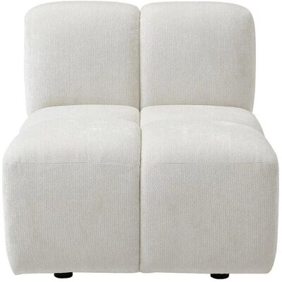 Vente-unique Sessel Mit Gerader Rückenlehne Carlivi Gebrochenes Weiß 78 cm Vente-unique Sessel Mit Gerader Rückenlehne Carlivi Gebrochenes Weiß 78 cm