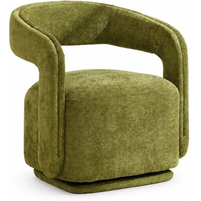 PXloue Loungesessel Drehsessel 360 Grad Sessel Chenille Grün Wohnzimmer Leseecke PXloue Loungesessel Drehsessel 360 Grad Sessel Chenille Grün Wohnzimmer Leseecke