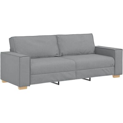 vidaXL 3-Sitzer-Sofa Hellgrau 180 cm Stoff 4104990 vidaXL 3-Sitzer-Sofa Hellgrau 180 cm Stoff 4104990