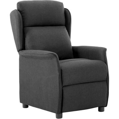 vidaXL Relaxsessel Dunkelgrau 67,5 x 93,5 x 101,5 cm Stoff 340153 vidaXL Relaxsessel Dunkelgrau 67,5 x 93,5 x 101,5 cm Stoff 340153