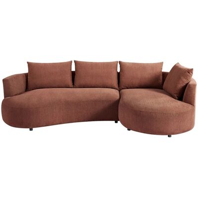 Vente-unique Sofa Ohne Schlafmöglichkeit Lousado Terracotta 285 cm Vente-unique Sofa Ohne Schlafmöglichkeit Lousado Terracotta 285 cm