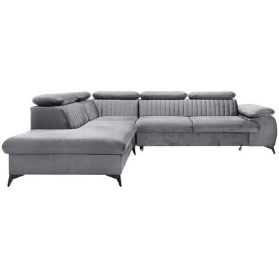 Pascal Morabito - Samtstoff-Ecksofa - 6 Sitze - Linke Ecke Pascal Morabito - Samtstoff-Ecksofa - 6 Sitze - Linke Ecke