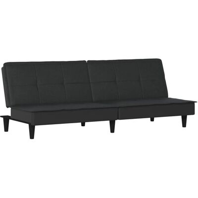 vidaXL Schlafsofa Schwarz - Bequem & Verstellbar vidaXL Schlafsofa Schwarz - Bequem & Verstellbar