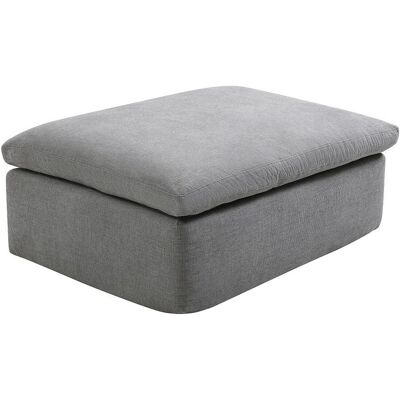Vente-unique Sitzhocker Cortoline Grau 112 cm Vente-unique Sitzhocker Cortoline Grau 112 cm