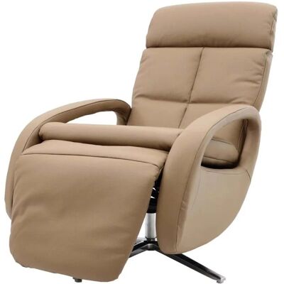MCW Relaxsessel L11 Drehbar Voll-Leder Taupe MCW Relaxsessel L11 Drehbar Voll-Leder Taupe