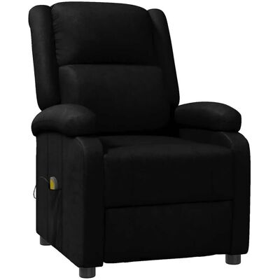 vidaXL Massagesessel Schwarz Kunstleder 340162 vidaXL Massagesessel Schwarz Kunstleder 340162