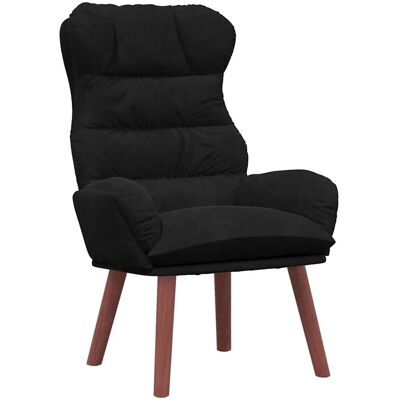 vidaXL Relaxsessel Schwarz 69 x 74 x 93 cm Samt 42001893 vidaXL Relaxsessel Schwarz 69 x 74 x 93 cm Samt 42001893