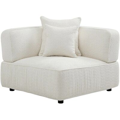Vente-unique Sessel Mit Gerader Rückenlehne Lelaco Gebrochenes Weiß 102 cm Vente-unique Sessel Mit Gerader Rückenlehne Lelaco Gebrochenes Weiß 102 cm