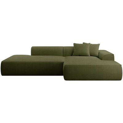 Vente-unique Sofa Ohne Schlafmöglichkeit Erynel Khaki 305 cm Vente-unique Sofa Ohne Schlafmöglichkeit Erynel Khaki 305 cm