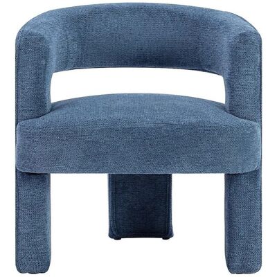 Vente-unique Sessel Mit Gerader Rückenlehne Fontanova Blau 66 cm Vente-unique Sessel Mit Gerader Rückenlehne Fontanova Blau 66 cm