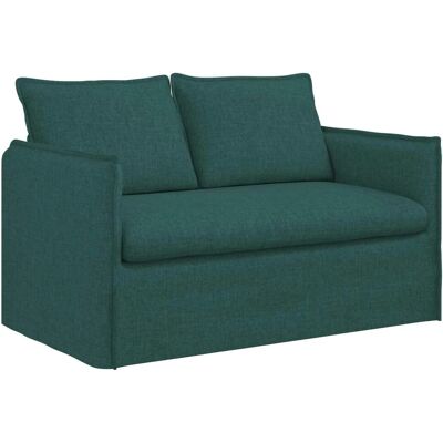 vidaXL Sofa Dunkelgrün 136 x 82 x 85 cm Stoff 42024514 vidaXL Sofa Dunkelgrün 136 x 82 x 85 cm Stoff 42024514