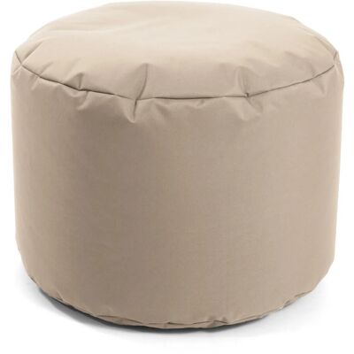 mokebo Outdoor Pouf o Hocker in Beige Khaki Der Ruhepouf Fußhocker mit EPS-Perlen Füllung und Cover mokebo Outdoor Pouf o Hocker in Beige Khaki Der Ruhepouf Fußhocker mit EPS-Perlen Füllung und Cover