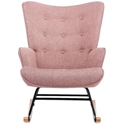 Vente-unique Sessel Mit Gerader Rückenlehne Elmina Rosa 86 cm Vente-unique Sessel Mit Gerader Rückenlehne Elmina Rosa 86 cm