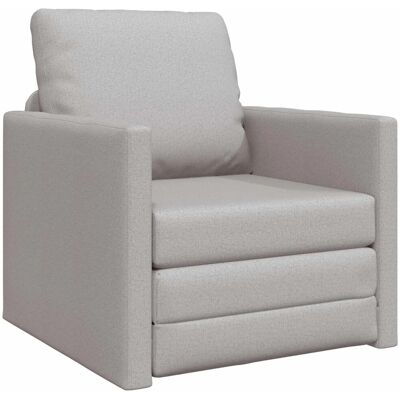 vidaXL Schlafsofa Wolkengrau 74 x 77 x 81 cm Stoff 4106630 vidaXL Schlafsofa Wolkengrau 74 x 77 x 81 cm Stoff 4106630