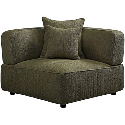 Vente-unique Sessel Mit Gerader Rückenlehne Lelaco Khaki 102 cm Vente-unique Sessel Mit Gerader Rückenlehne Lelaco Khaki 102 cm