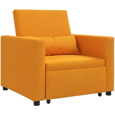 vidaXL Einzel-Schlafsofa mit Rädern Dunkelgelb 90 x 165 x 87 cm Stoff 42002693 vidaXL Einzel-Schlafsofa mit Rädern Dunkelgelb 90 x 165 x 87 cm Stoff 42002693