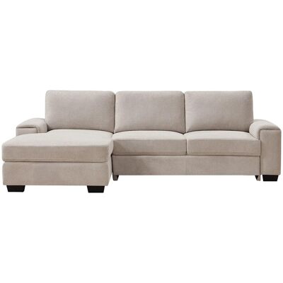 Vente-unique Schlafsofa Embapo Beige 260 cm Vente-unique Schlafsofa Embapo Beige 260 cm