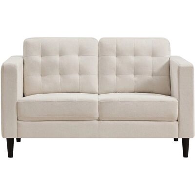 Vente-unique Sofa Ohne Schlafmöglichkeit Dibalu Beige 141 cm Vente-unique Sofa Ohne Schlafmöglichkeit Dibalu Beige 141 cm