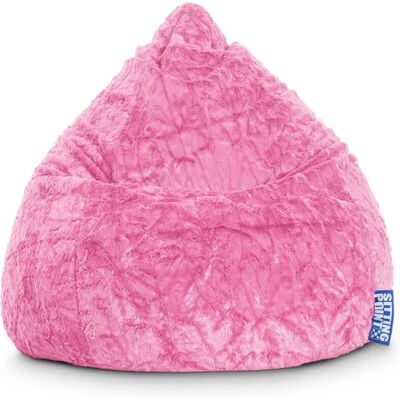 SITTING POINT Fluffy Beanbag L Pink - Sitzsack SITTING POINT Fluffy Beanbag L Pink - Sitzsack