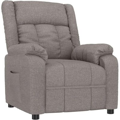vidaXL Relaxsessel Taupe Stoff 348116 vidaXL Relaxsessel Taupe Stoff 348116