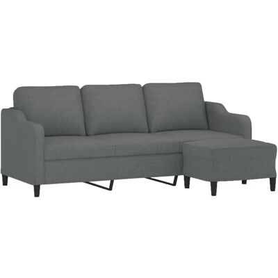 vidaXL 198x77x80cm Sofa mit Fußhocker - Sofa vidaXL 198x77x80cm Sofa mit Fußhocker - Sofa