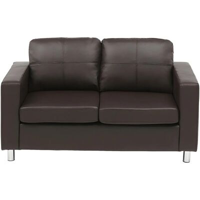 Vente-unique Sofa Ohne Schlafmöglichkeit Ackley Schokoladenbraun 140 cm Vente-unique Sofa Ohne Schlafmöglichkeit Ackley Schokoladenbraun 140 cm