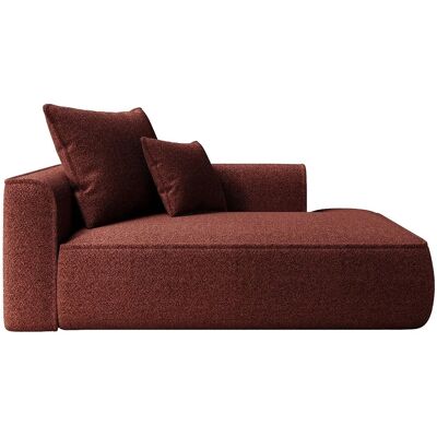 Vente-unique Recamiere Ohne Schlaffunktion Pineta Bordeaux 180 cm Vente-unique Recamiere Ohne Schlaffunktion Pineta Bordeaux 180 cm