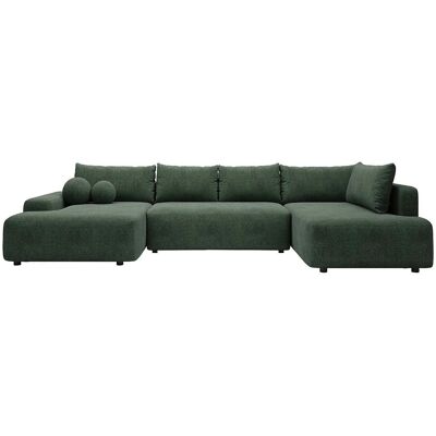 Vente-unique Schlafsofa Daviso Tannengrün 360 cm Vente-unique Schlafsofa Daviso Tannengrün 360 cm