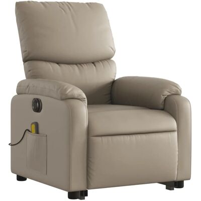 vidaXL Elektrischer Relaxsessel mit Aufstehhilfe - Cappuccino - Verstellbar & Hebefunktion vidaXL Elektrischer Relaxsessel mit Aufstehhilfe - Cappuccino - Verstellbar & Hebefunktion