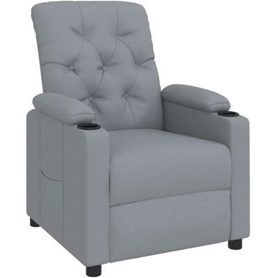 vidaXL Relaxsessel Hellgrau Stoff 339102 vidaXL Relaxsessel Hellgrau Stoff 339102