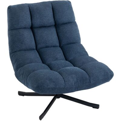 HOMCOM Accent Chair Polyester 75B x 95T x 90H cm Dunkelblau HOMCOM Accent Chair Polyester 75B x 95T x 90H cm Dunkelblau