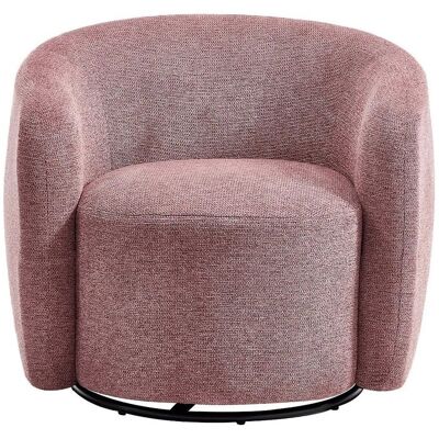 Vente-unique Sessel Mit Gerader Rückenlehne Vereide Rosa 80 cm Vente-unique Sessel Mit Gerader Rückenlehne Vereide Rosa 80 cm