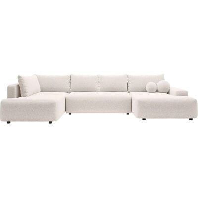 Vente-unique Schlafsofa Daviso Cremefarben 360 cm Vente-unique Schlafsofa Daviso Cremefarben 360 cm